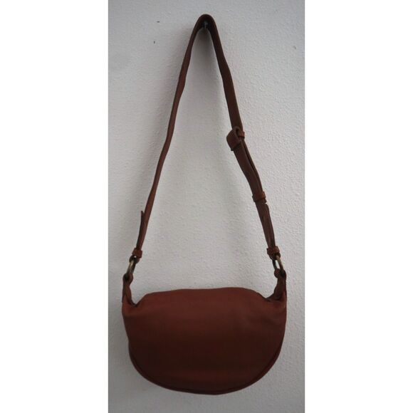 Free People OB2087391 Women's O/S Brown Leather Palmer Crossbody Bag Purse - Picture 11 of 11